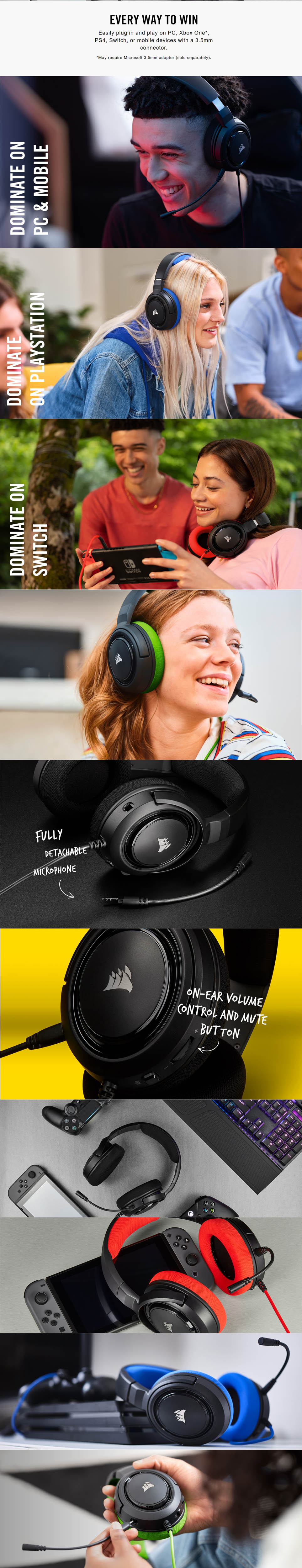 Corsair HS35 Stereo Gaming Headset NB PLAZA